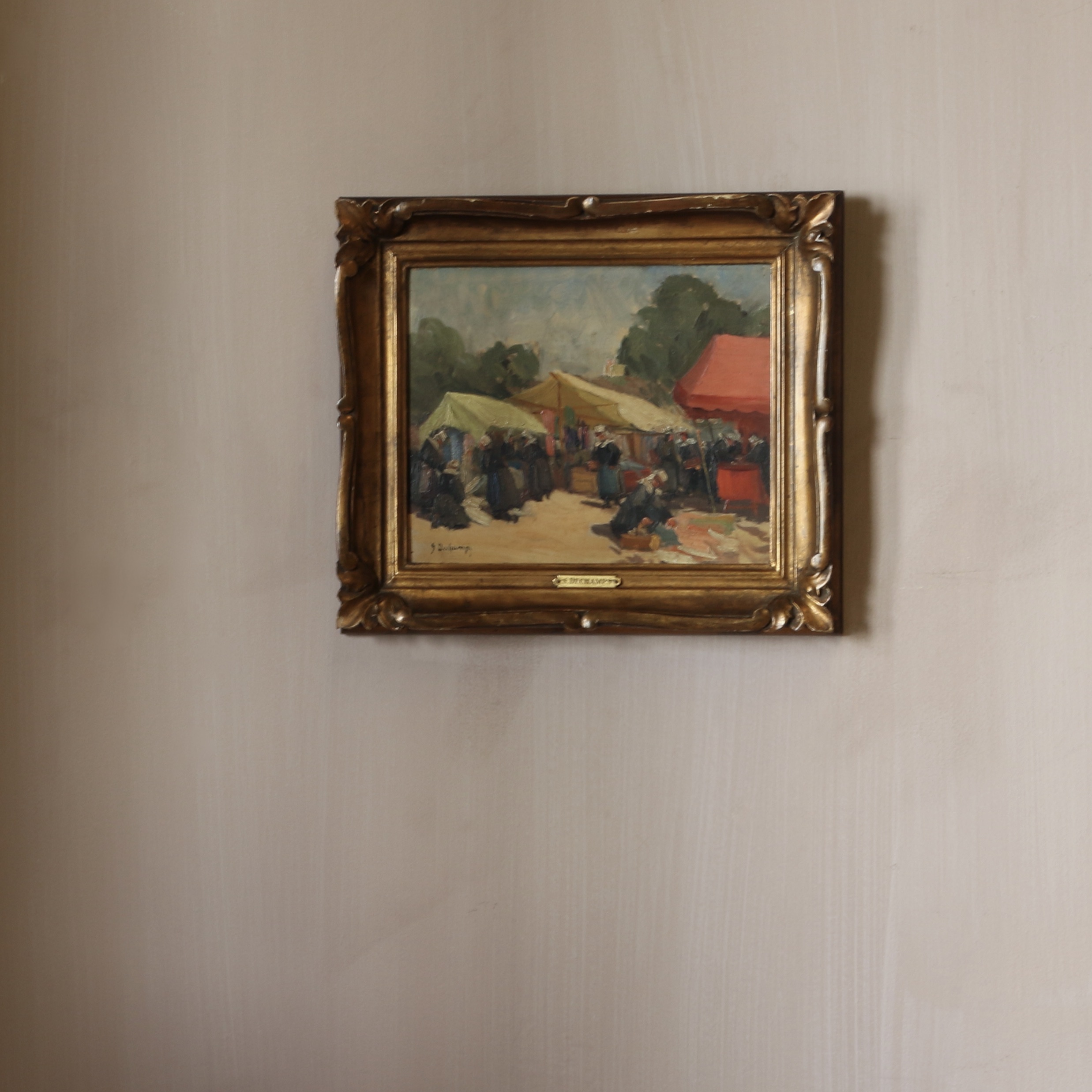 Breton Village Scene